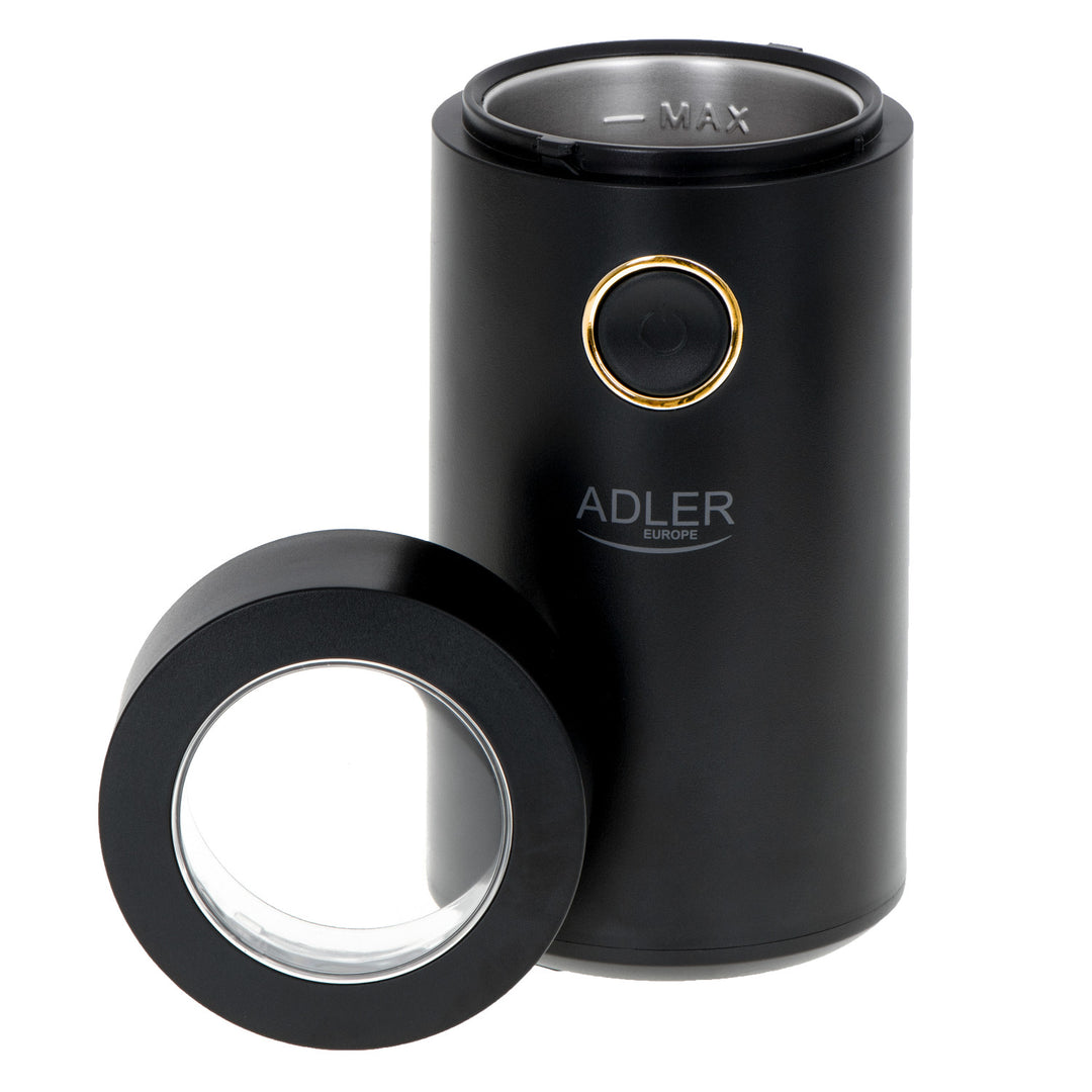 Adler electric coffee grinder, 150W, black, AD 4446BG