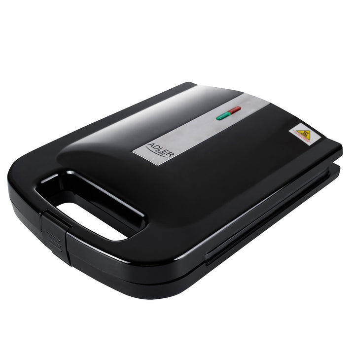 Adler AD 3055 black 2000 Watt sandwich maker for 4 sandwiches