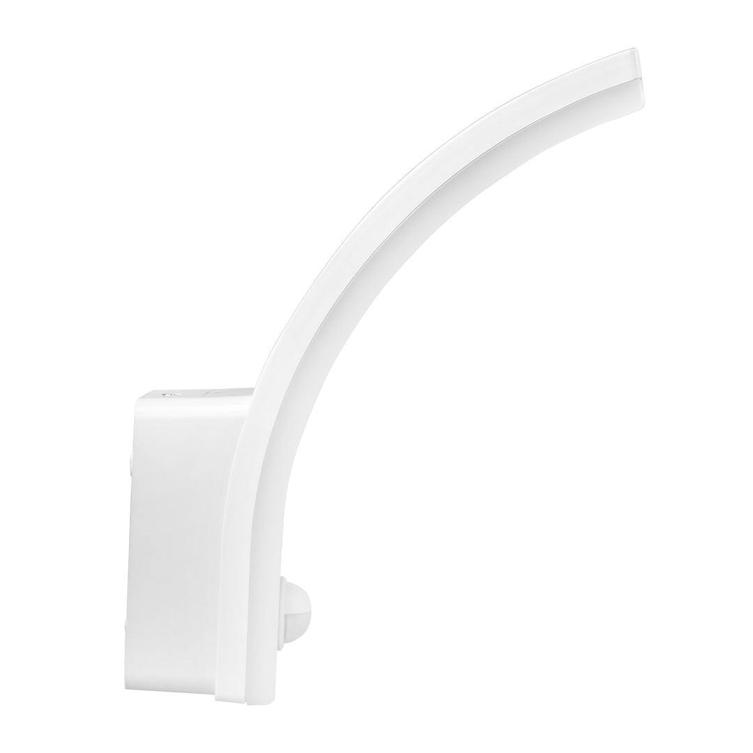 Maclean motion sensor LED lamp, PIR motion sensor, white, 20W, IP65, 2000lm, neutral white (4000K) MCE512 W, 2 pieces