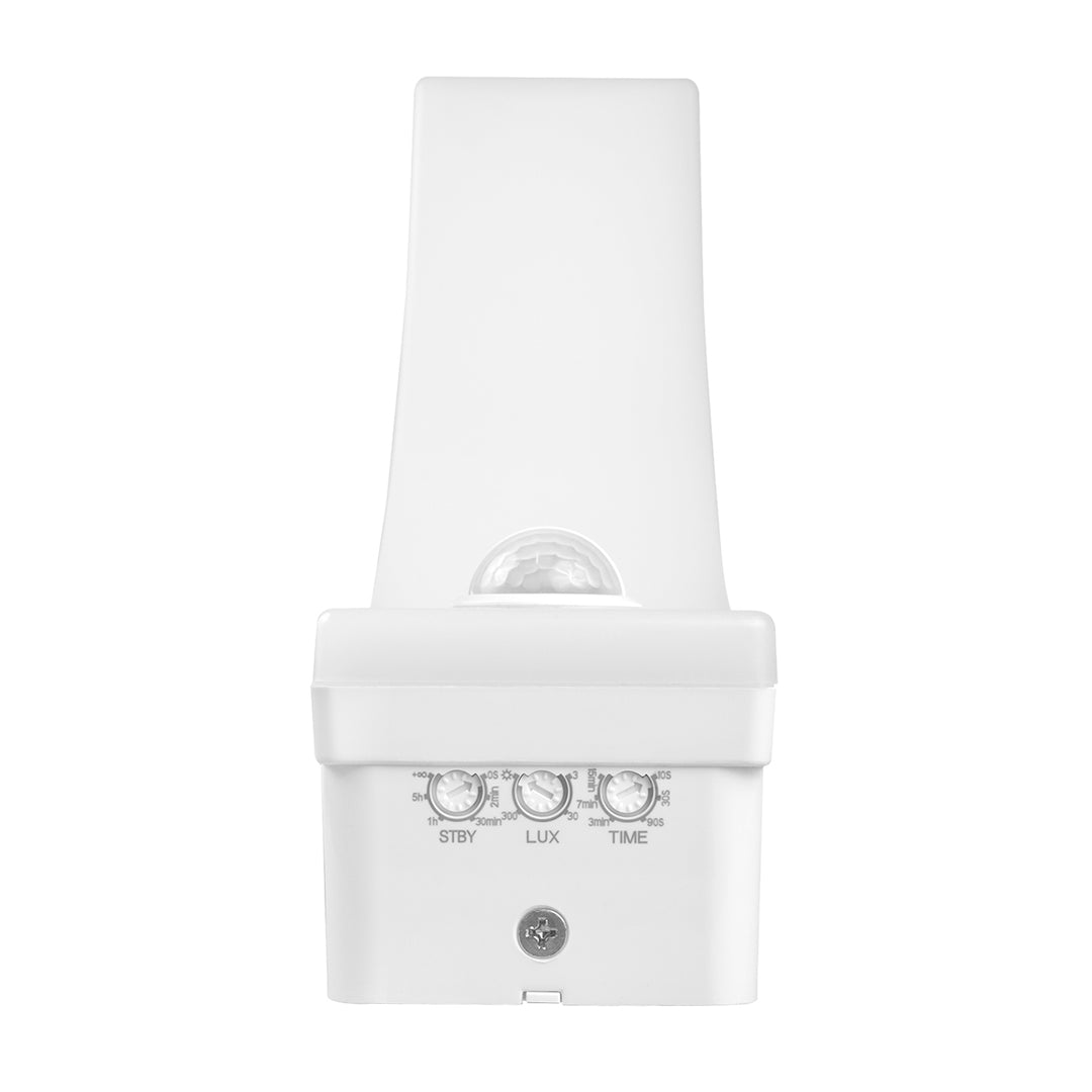 Maclean motion sensor LED lamp, PIR motion sensor, white, 20W, IP65, 2000lm, neutral white (4000K) MCE512 W, 2 pieces