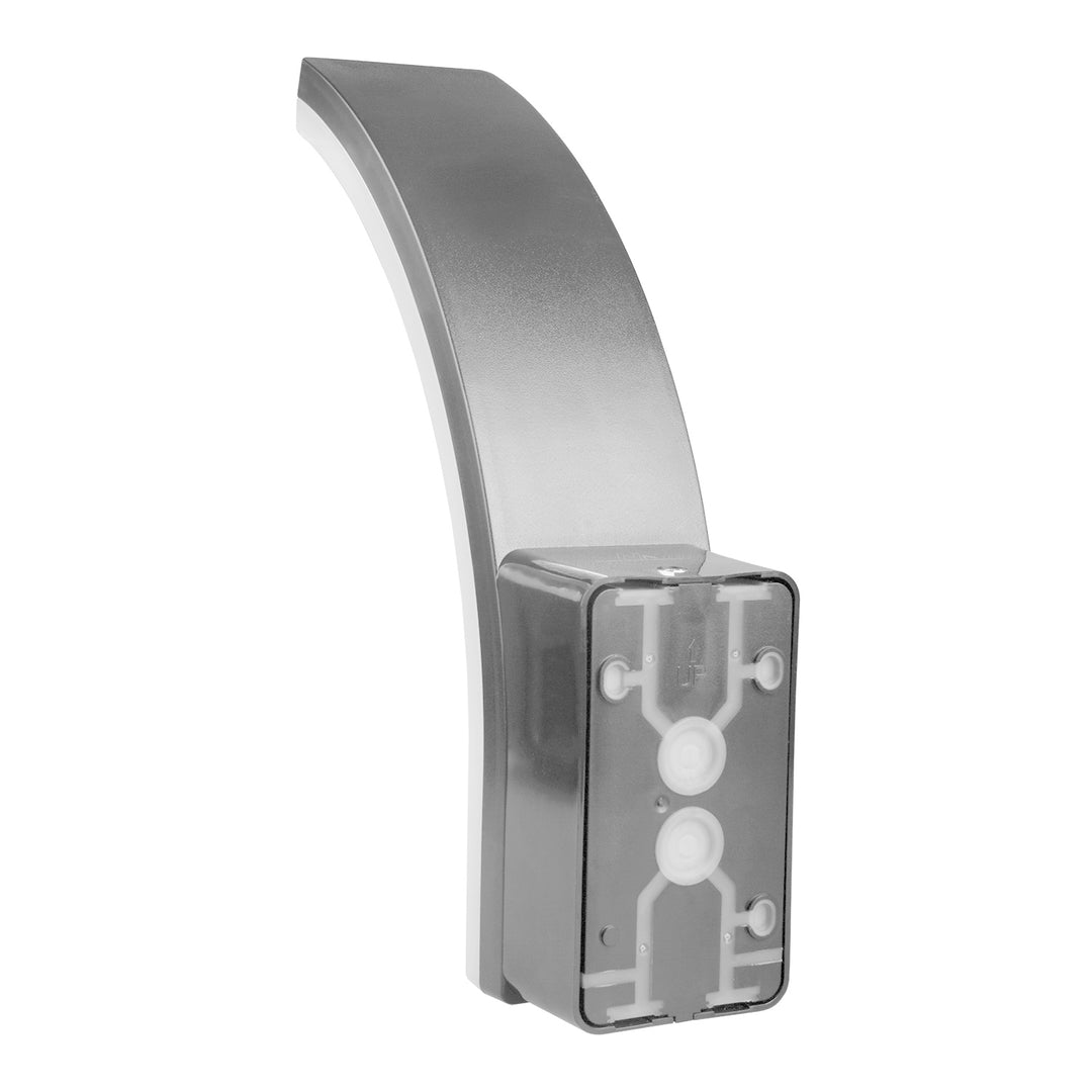 Maclean motion sensor LED lamp, PIR motion sensor, grey, 20W, IP65, 2000lm, neutral white (4000K) MCE512 GR, 2 pieces