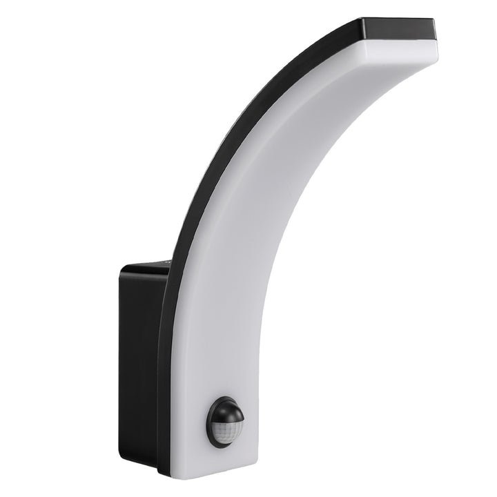 Maclean motion sensor LED lamp, PIR motion sensor, black, 20W, IP65, 2000lm, neutral white (4000K) MCE512 B, 4 pieces