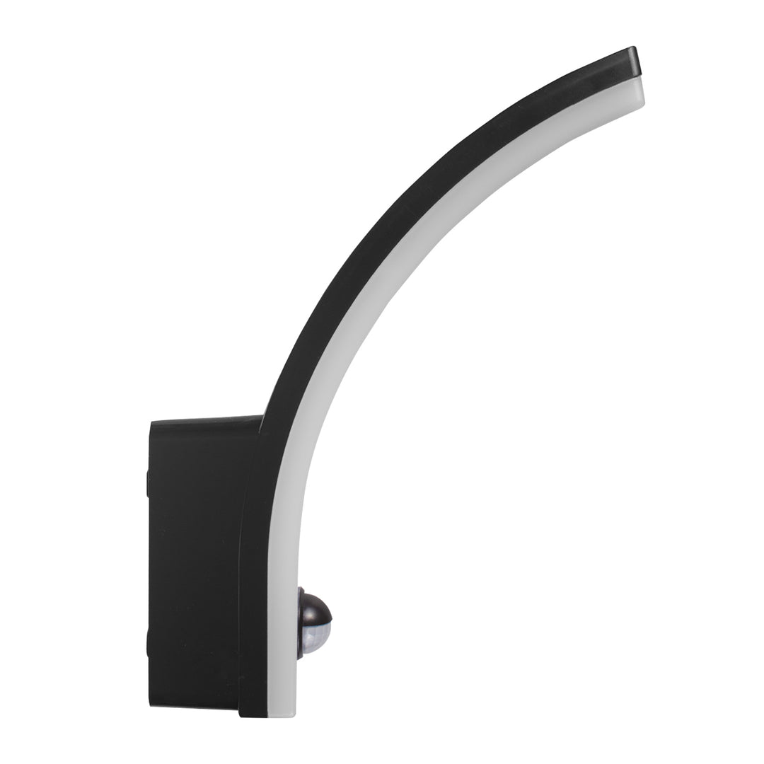 Maclean motion sensor LED lamp, PIR motion sensor, black, 20W, IP65, 2000lm, neutral white (4000K) MCE512 B, 4 pieces