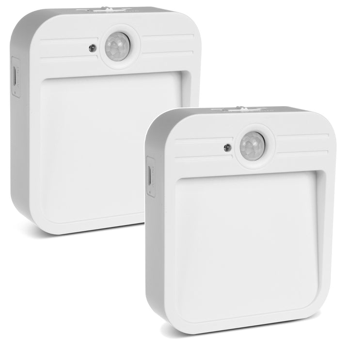 Maclean LED-Treppenlicht, mit Bewegungsmelder, Temp. 4000K, 3,7V/500mAh, 4 LEDs, Reichweite 3-4m, MCE236, 2 Stück