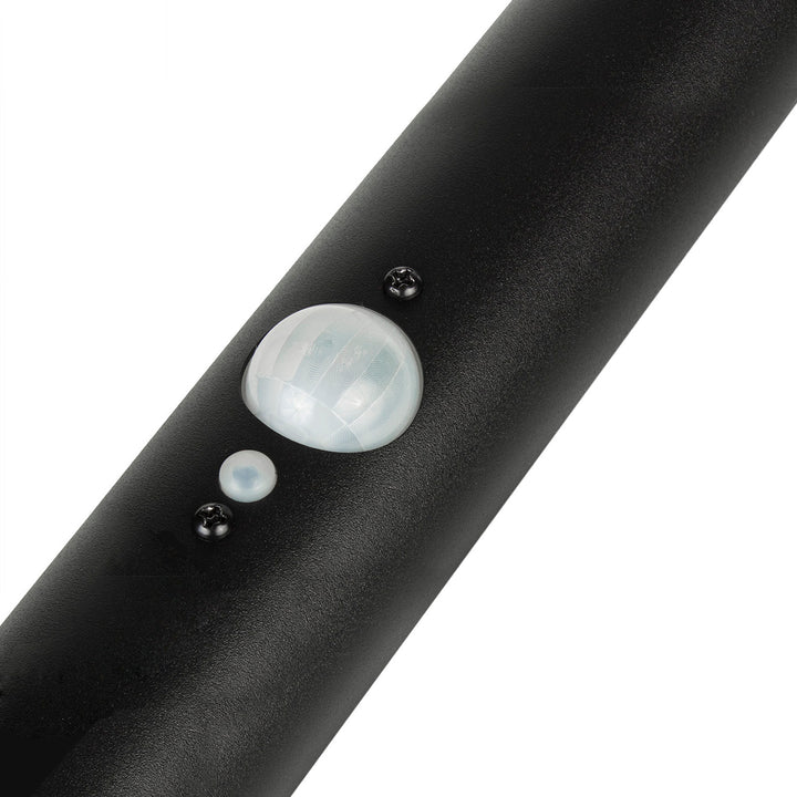 Maclean Solar LED Light, with sensor, 3 modes, plug-in, Li-ion 18650, IP44, 3.7V, 1200 mAh, Black, MCE465 B, 6 pieces