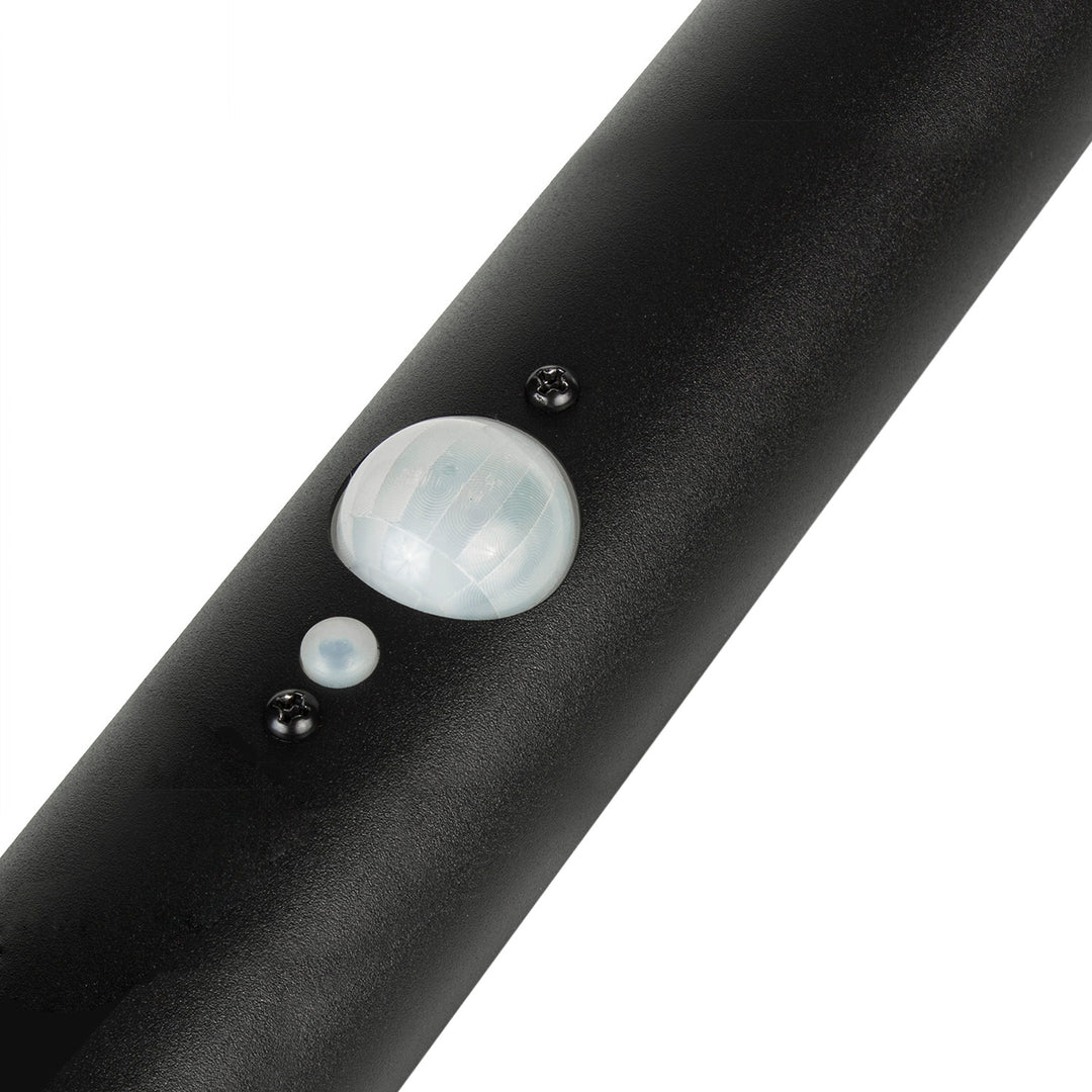 Maclean Solar LED Light, with sensor, 3 modes, plug-in, Li-ion 18650, IP44, 3.7V, 1200 mAh, Black, MCE465 B, 8 pieces