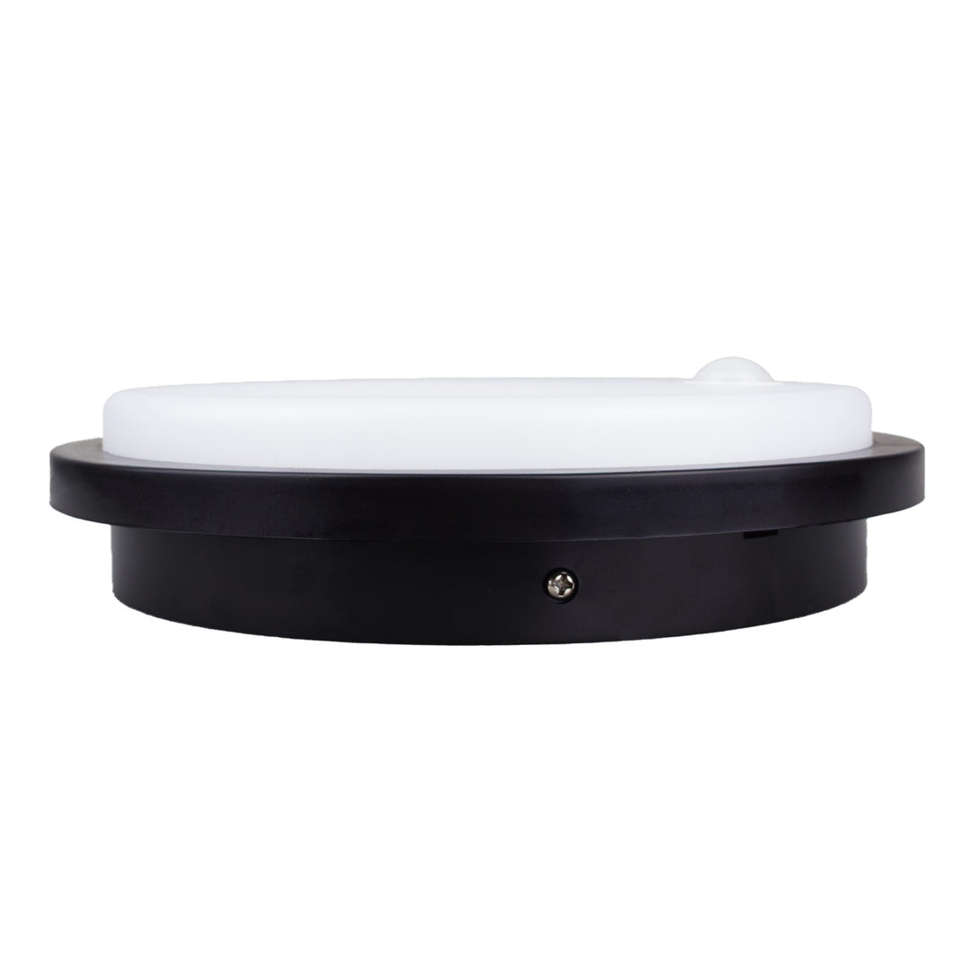 Maclean LED lamp with motion sensor, PIR sensor, black, 10W, IP65, 1000lm, neutral color, MCE525 B