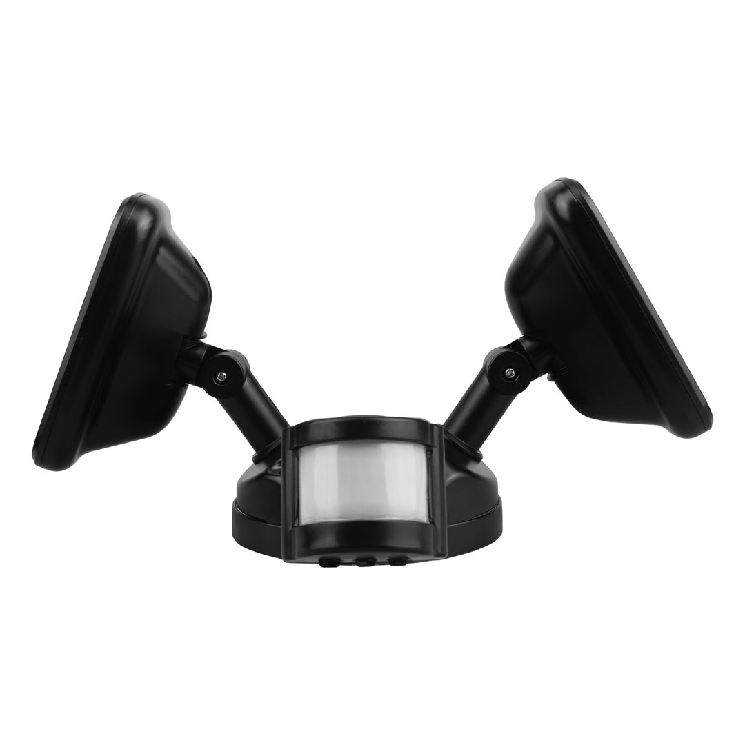 LED-Wandleuchte Maclean, mit PIR-Sensor, 20 W, 1500 lm, IP65, neutralweiß 4000 K, schwarz, MCE524 B