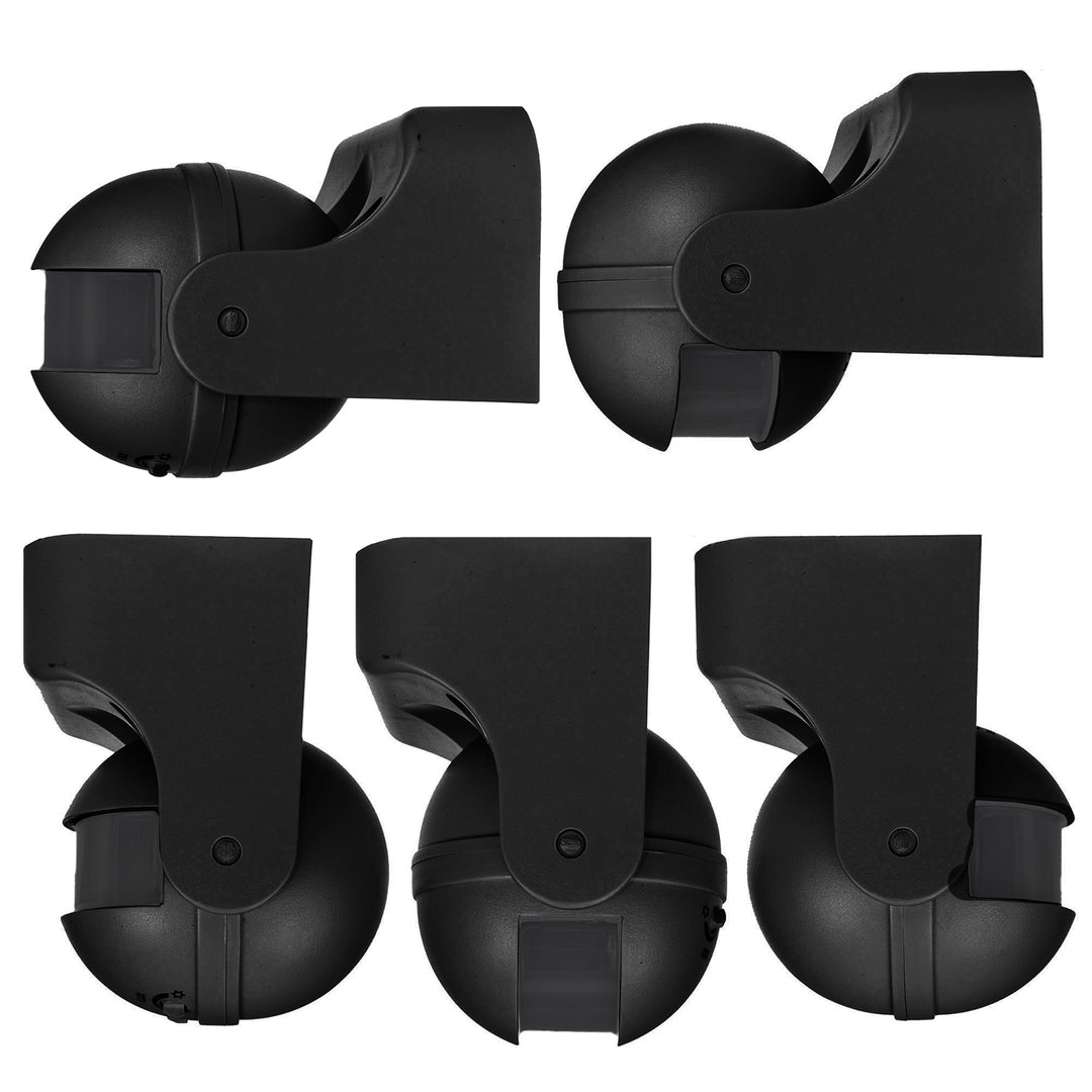 PIR-Bewegungsmelder Maclean, Infrarot, IP44, schwarz mit schwarzer Blende, Reichweite 12 m, max. Belastung 300/1200 W, MCE358 B/B