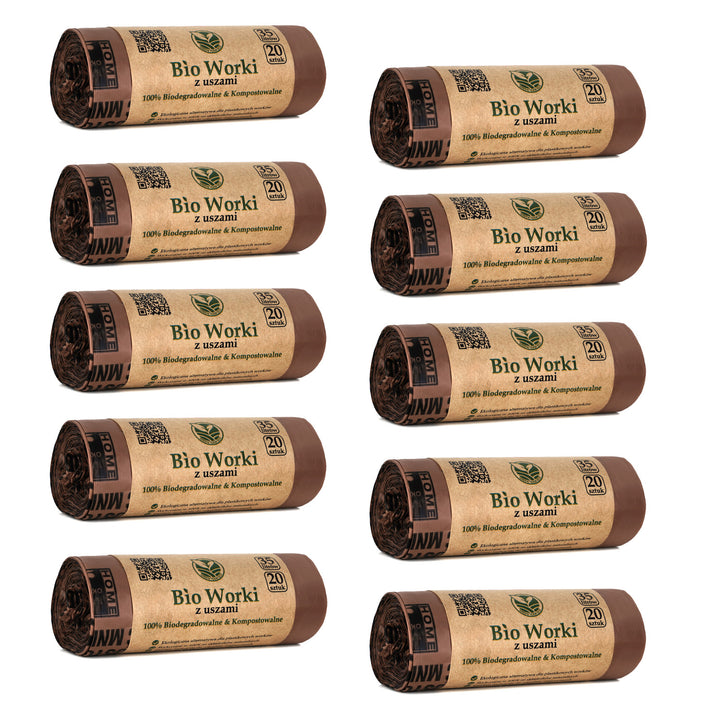 BIO compostable biodegradable bags 35 liters 10x20 pieces
