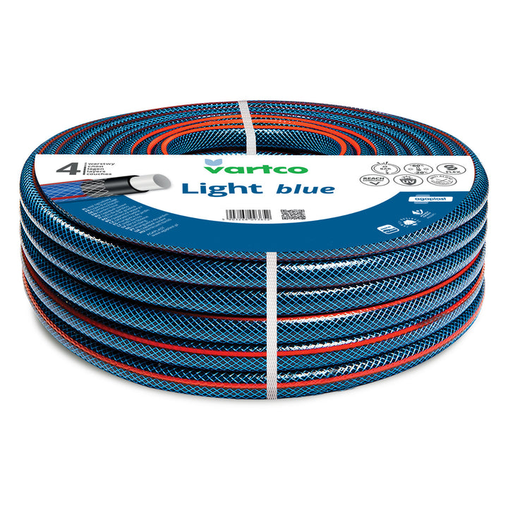 Vartco Light Blue 1/2" 100m 4 layer 22 bar garden hose