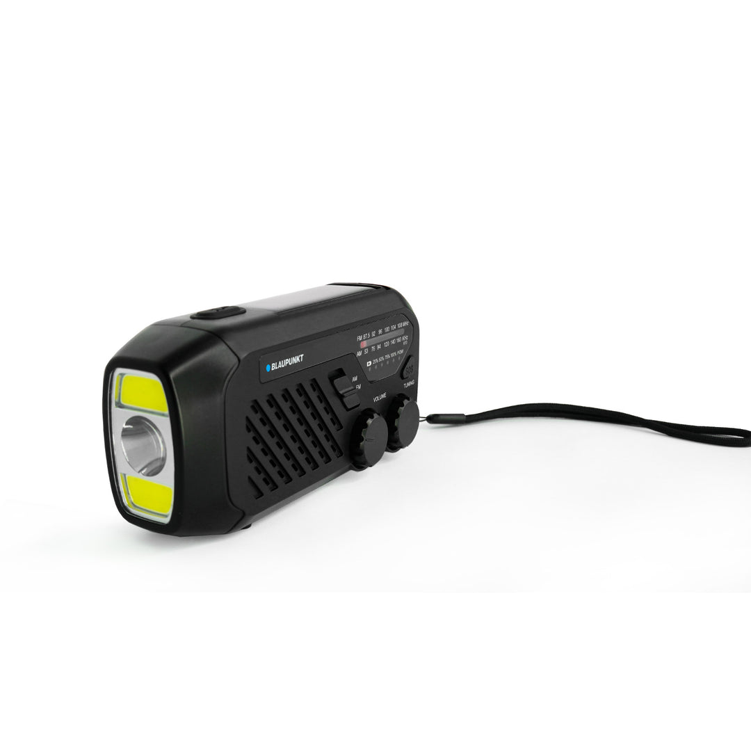 Blaupunkt mains/battery radio, LED flashlight, SOS signaling, Antenna, ER10