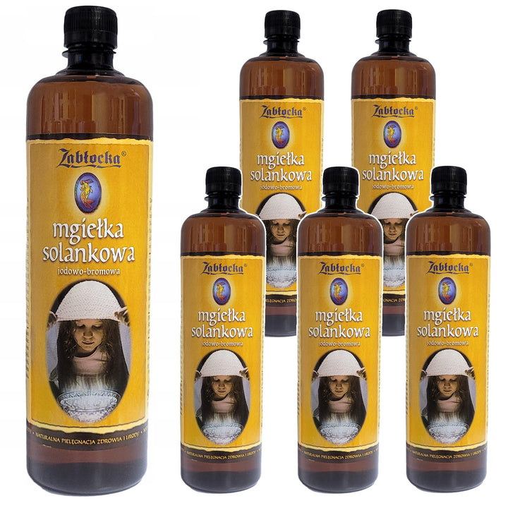 6x Zablocka Mgiełka Solankowa 950ml for inhalation in inhalers