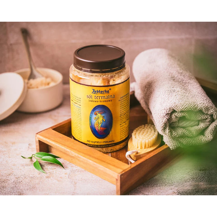 Thermal iodine-bromine salt, Zablocki - for bathing and scrubbing, 1 kg 3 pieces