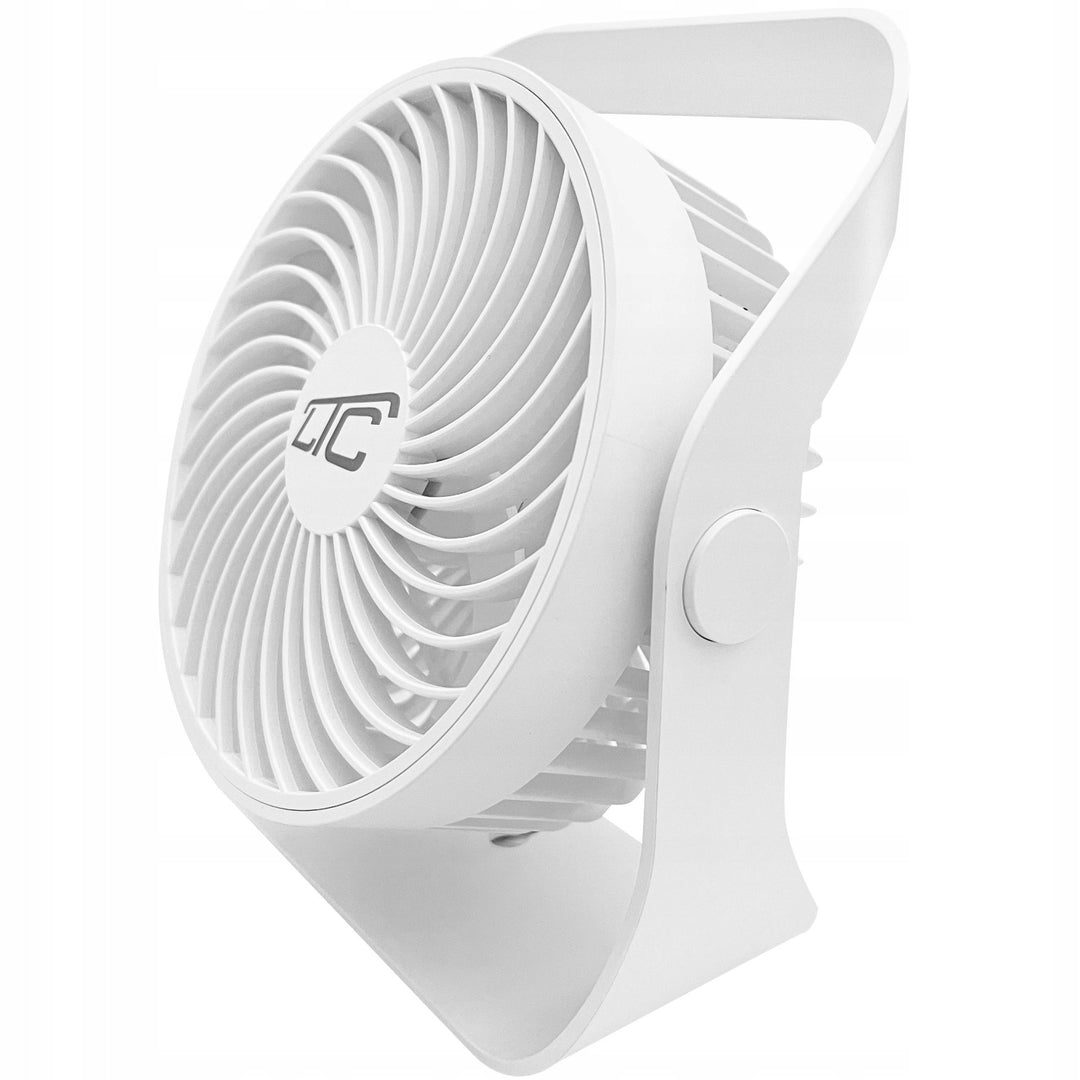 LTC wireless desk fan, USB C charging, 4 speed levels, 2000 mAh battery, LXWB16