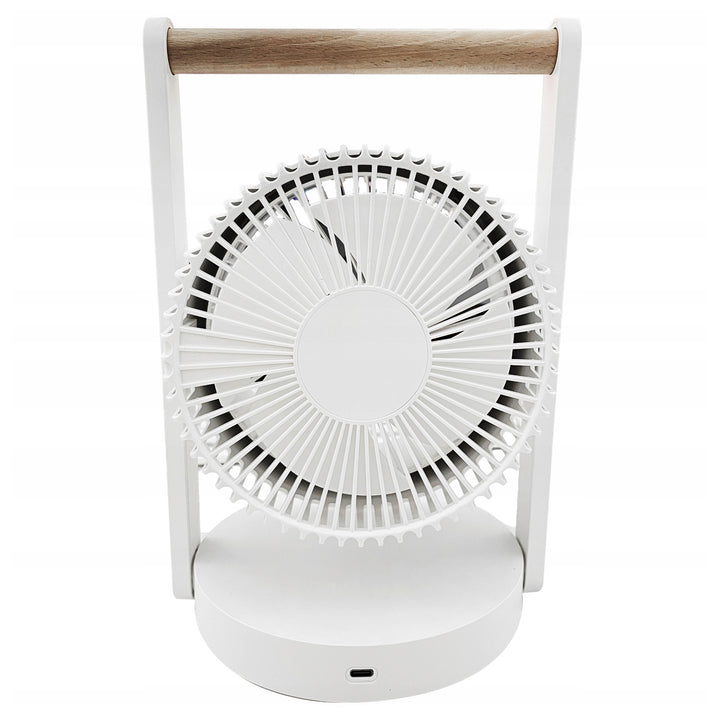 LTC wireless desk fan, night light and LED display, 5 speed levels, 3600 mAh battery, LXWB17