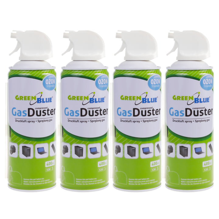 Aire comprimido GreenBlue GB400 Pulverizador de pistola de 400 ml - pulverizador de pistola, 4 piezas