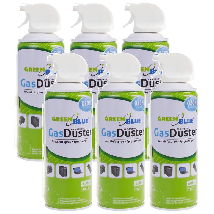 GreenBlue GB400 compressed air 400ml pistol atomizer - pistol spray, 6 pieces