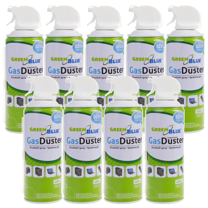 Aire comprimido GreenBlue GB400 Pulverizador de pistola de 400 ml - pulverizador de pistola, 9 piezas