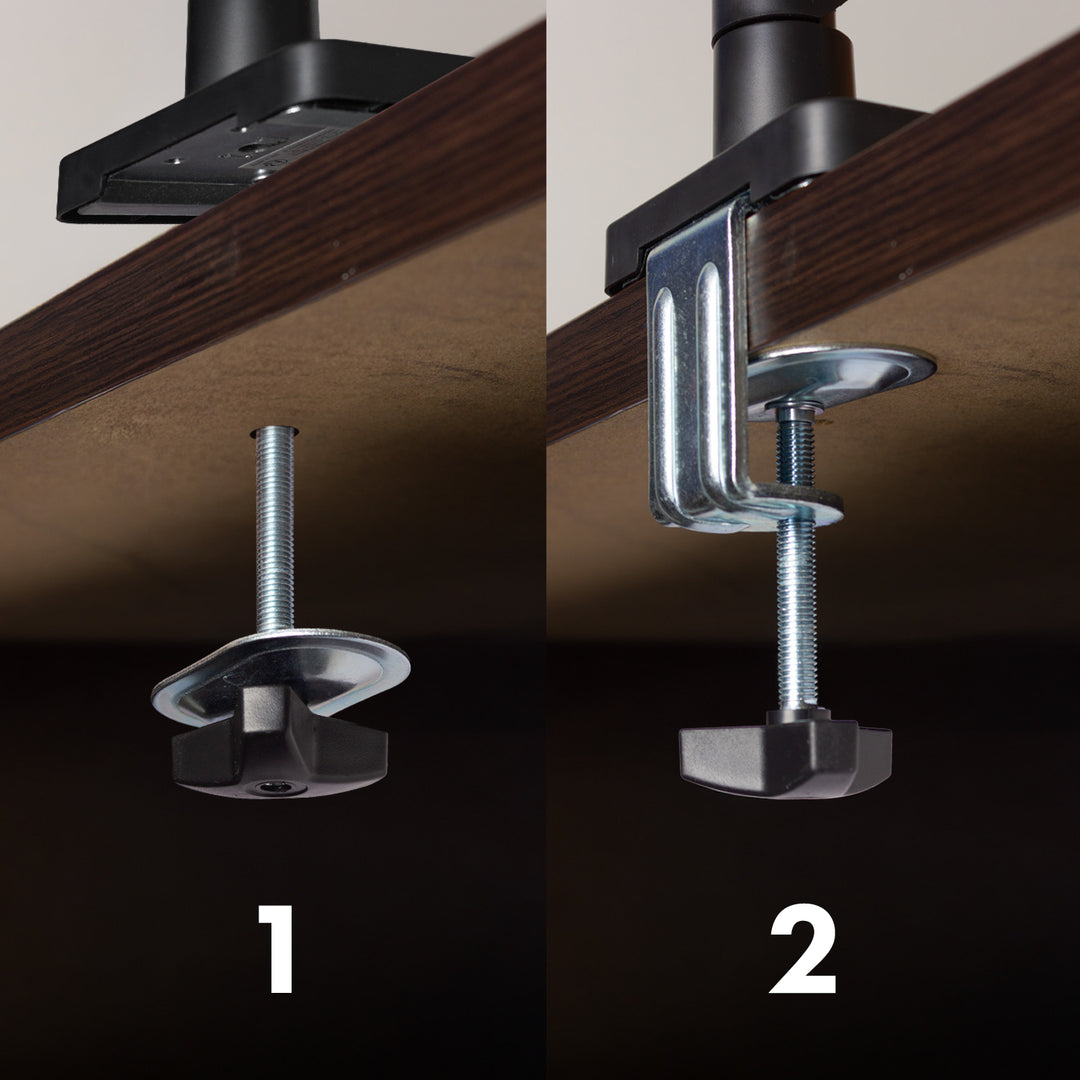 Maclean Monitorhalterung, Gasfeder, 17"-32", 2-10kg, schwarz, MC-133