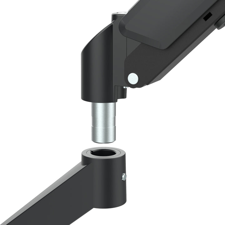 Bevestiging voor 2 Maclean monitoren, gasveer, 17"-32", 2-10kg, zwart, MC-134