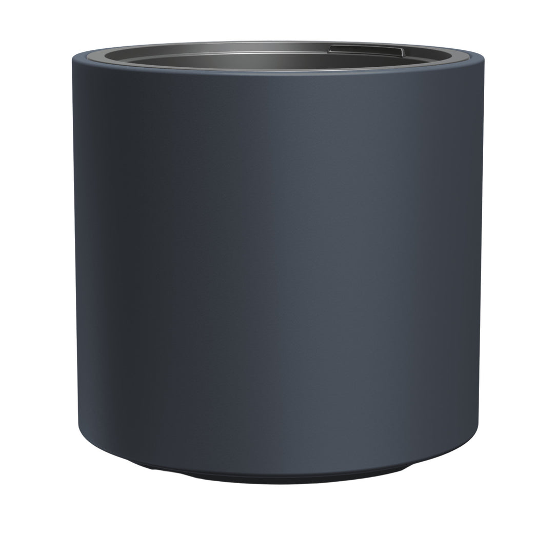 HEOS maceta a prueba de heladas - antracita, con inserto, capacidad 31 L, DBHER470, 2 piezas