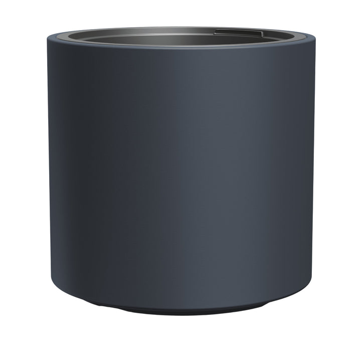 HEOS maceta a prueba de heladas - antracita, con inserto, capacidad 31 L, DBHER470, 4 piezas
