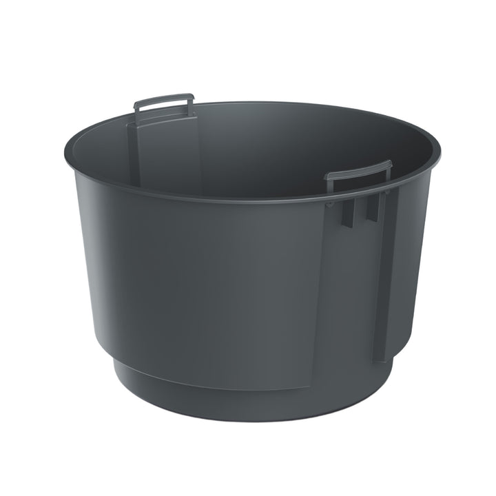 HEOS maceta a prueba de heladas - antracita, con inserto, capacidad 31 L, DBHER470, 4 piezas