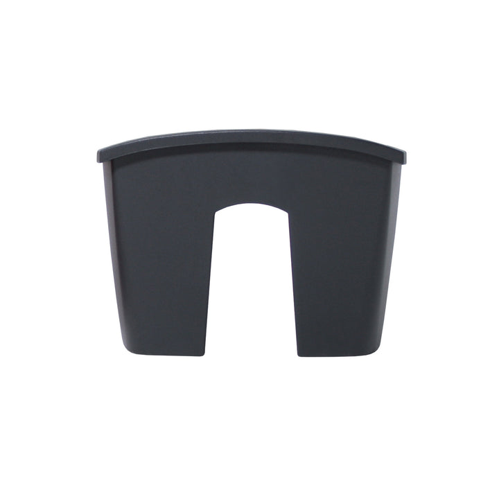 Pot pour garde-corps de balcon DCRO600 - Anthracite, capacité 18L, 10 pièces