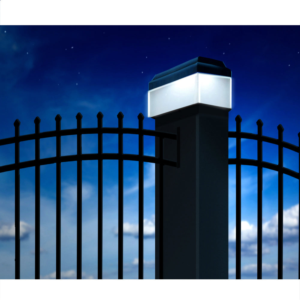 GreenBlue GB128 Solar LED luz del poste, 100x100mm, sobre dosel, 4 piezas