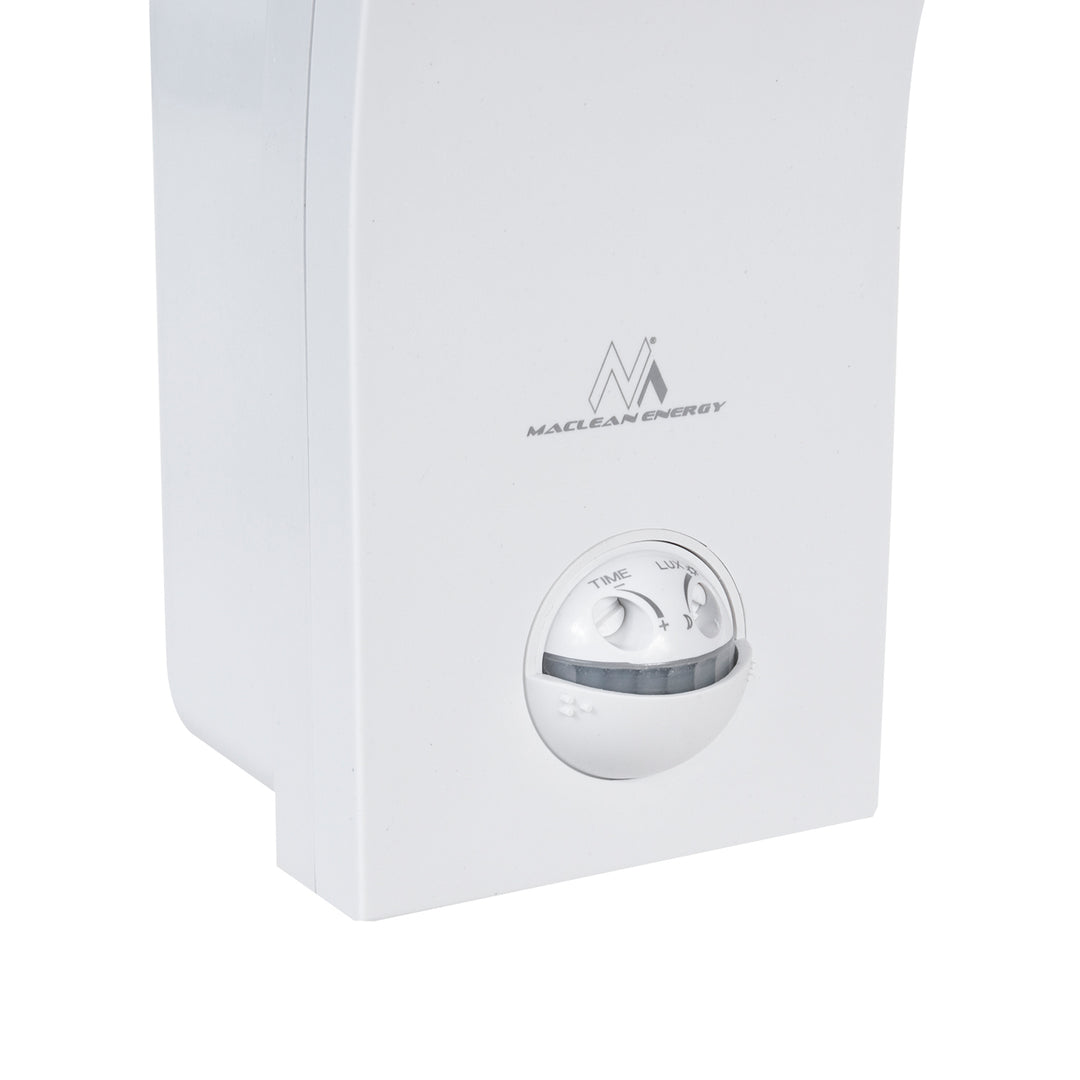 Maclean motion sensor LED lamp, PIR motion sensor, white, 10W, IP54, 750lm, neutral white (4000K) MCE244 W. 2 Pices