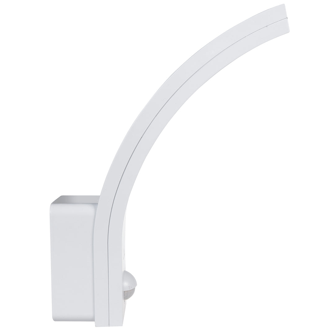 Maclean motion sensor LED lamp, PIR motion sensor, white, 10W, IP54, 750lm, neutral white (4000K) MCE244 W. 2 Pices