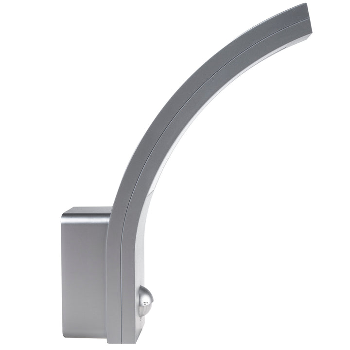 Maclean LED-Lampe mit Bewegungsmelder, PIR-Bewegungsmelder, silber, 10W, IP54, 750lm, neutralweiß (4000K) MCE244 S, 2 Stück