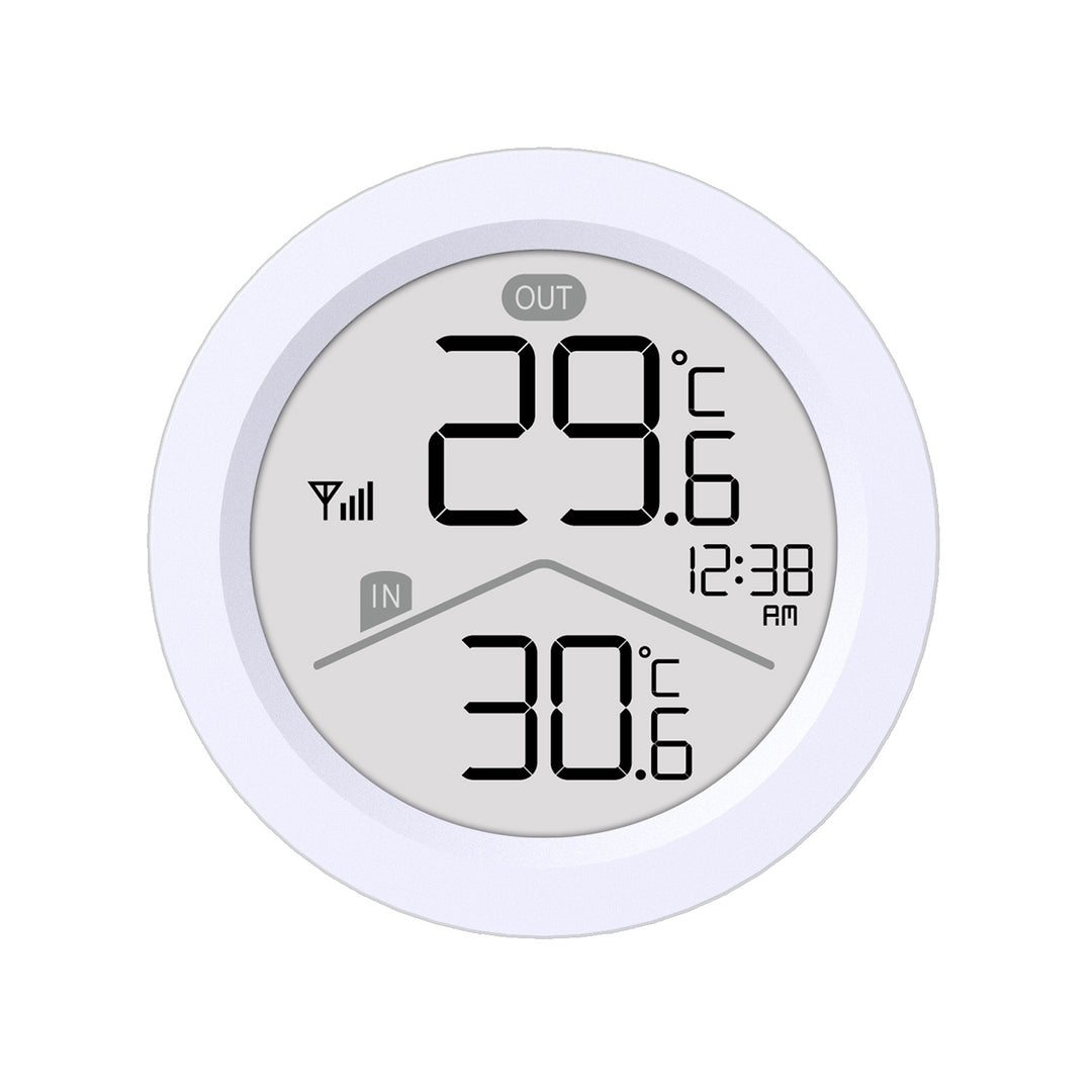 GreenBlue wireless weather station, IN/OUT temperature, clock, °C/°F selectable, range up to 60 m, GB162