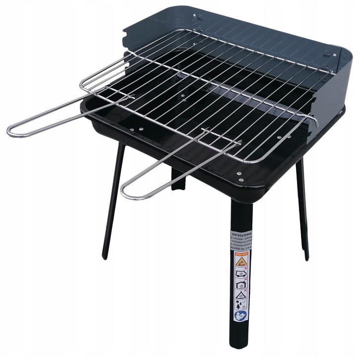 Master Grill & Party charcoal grill, rectangular, folding, portable, MG936