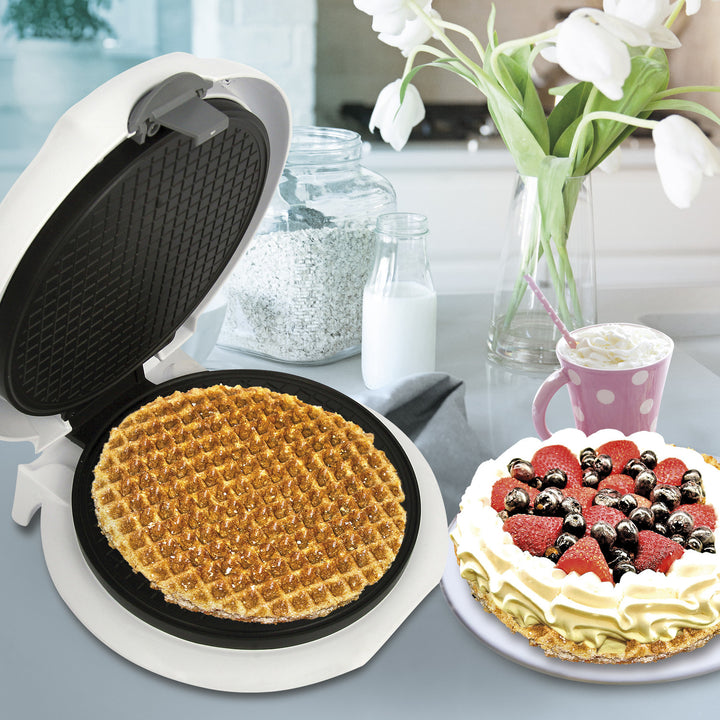 Adler waffle maker, infinitely adjustable temperature, 1500W, white, AD 3038