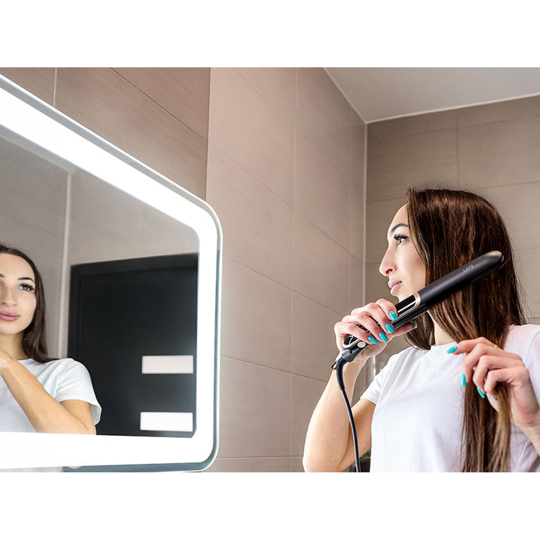 LAFE adjustable temperature straightener, 35W, ceramic coating, Sleek & Shine Straightener