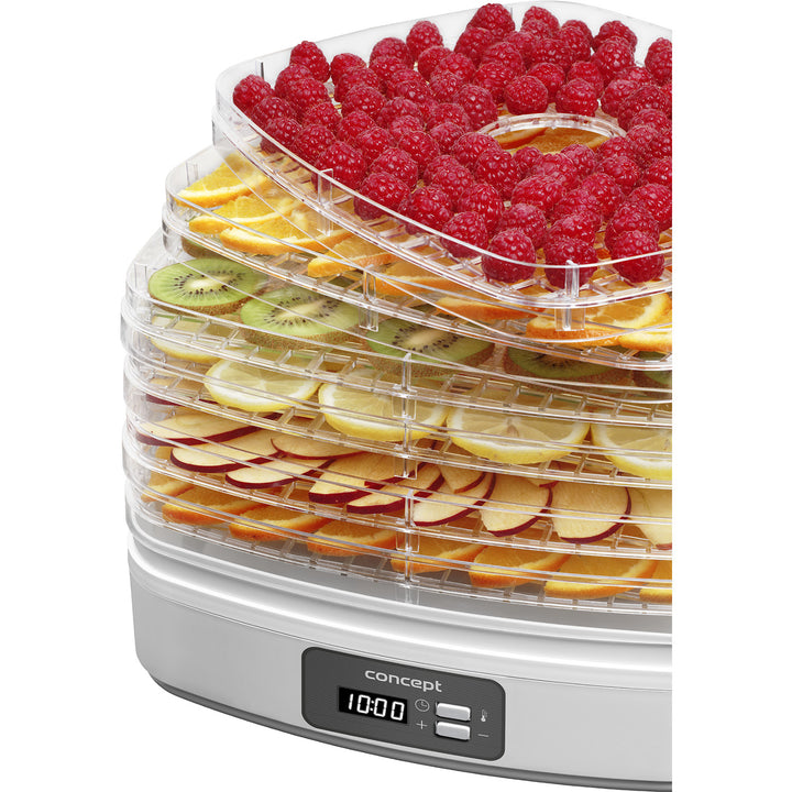 Séchoir à champignons, fruits et herbes Concept, 260W, 6 tamis, minuterie, SO2080