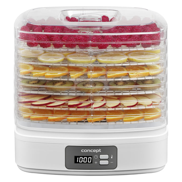 Séchoir à champignons, fruits et herbes Concept, 260W, 6 tamis, minuterie, SO2080