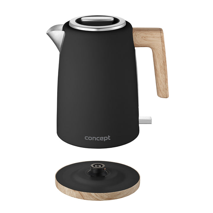 Concept ELWOOD electric kettle, stainless steel, 1.7L, water level indicator, RK3316