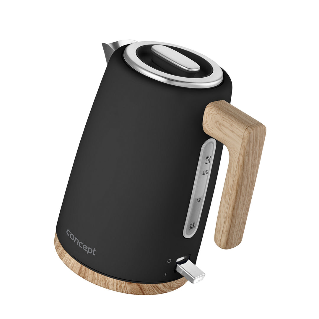 Concept ELWOOD electric kettle, stainless steel, 1.7L, water level indicator, RK3316