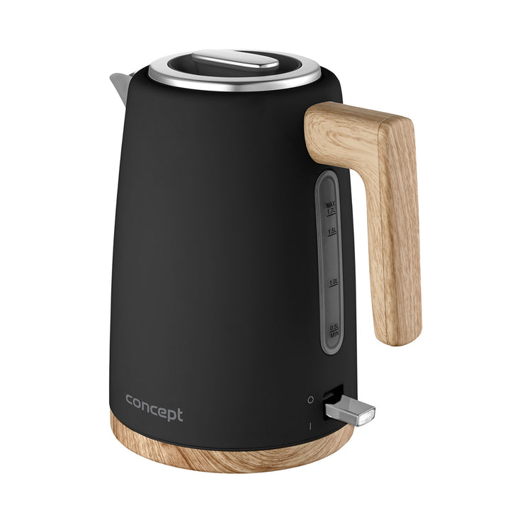 Concept ELWOOD electric kettle, stainless steel, 1.7L, water level indicator, RK3316