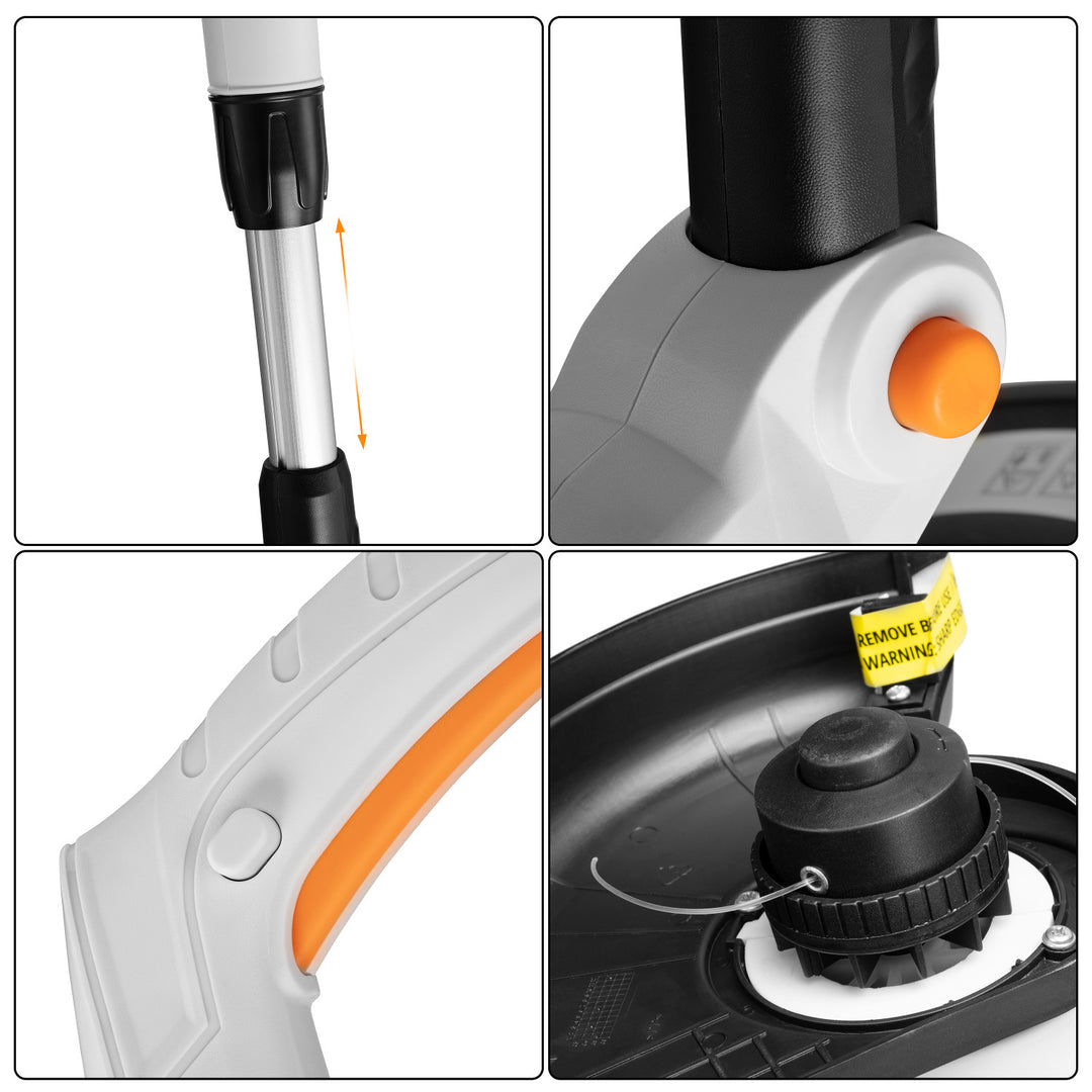 Prime3 electric trimmer, 500W, 25cm line diameter, 12000 rpm, GGT41