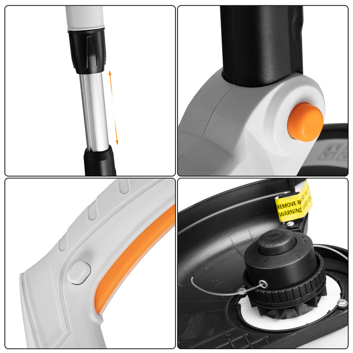 Prime3 electric trimmer, 500W, 25cm line diameter, 12000 rpm, GGT41