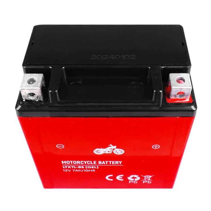 Lamex - Gel Acu - Gelbatterij - gel-motorfietsaccu - 12V, 7Ah, LTX7L-BS
