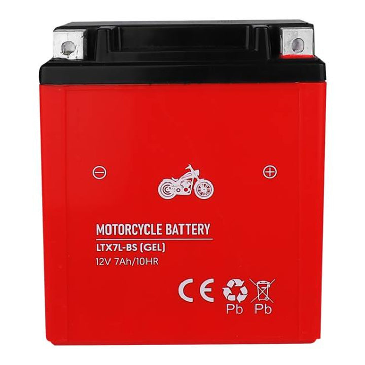 Lamex - Gel Acu - Gelbatterij - gel-motorfietsaccu - 12V, 7Ah, LTX7L-BS
