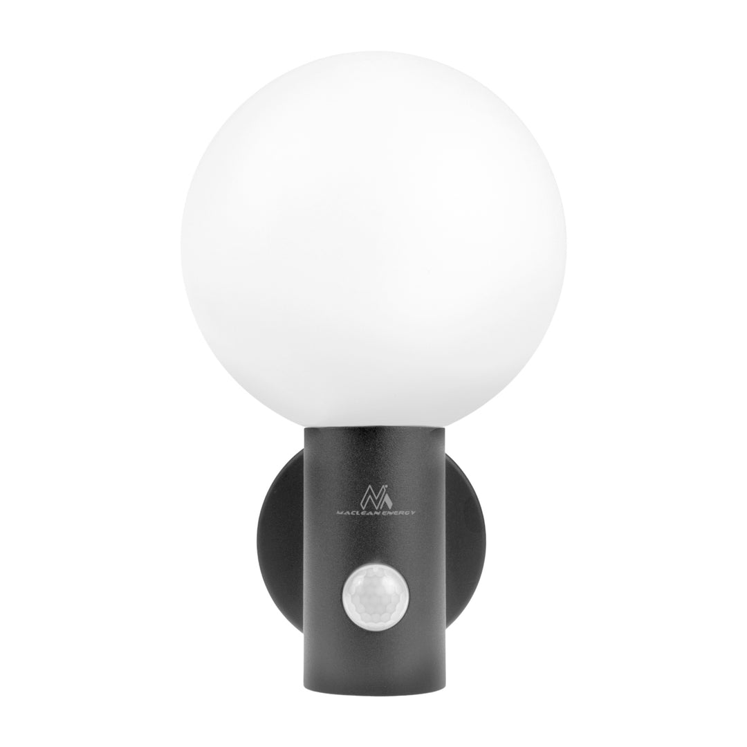 Maclean Bewegungsmelder LED-Lampe, PIR-Bewegungsmelder, grau, 15W, IP65, 1600lm, neutralweiß (4000K) MCE515 GR, 2 Stück