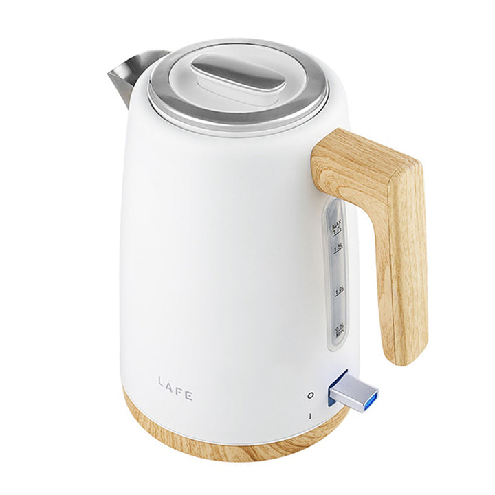 Lafe electric kettle, 2200W, capacity 1.7l, white, Scandi