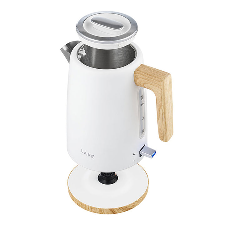 Lafe electric kettle, 2200W, capacity 1.7l, white, Scandi