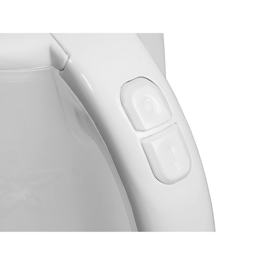 Lafe electric kettle, tourist, 600W, capacity 0.6l, 2 cups, 2 teaspoons, white, Scandi